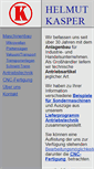 Mobile Screenshot of kasper-maschinen.de